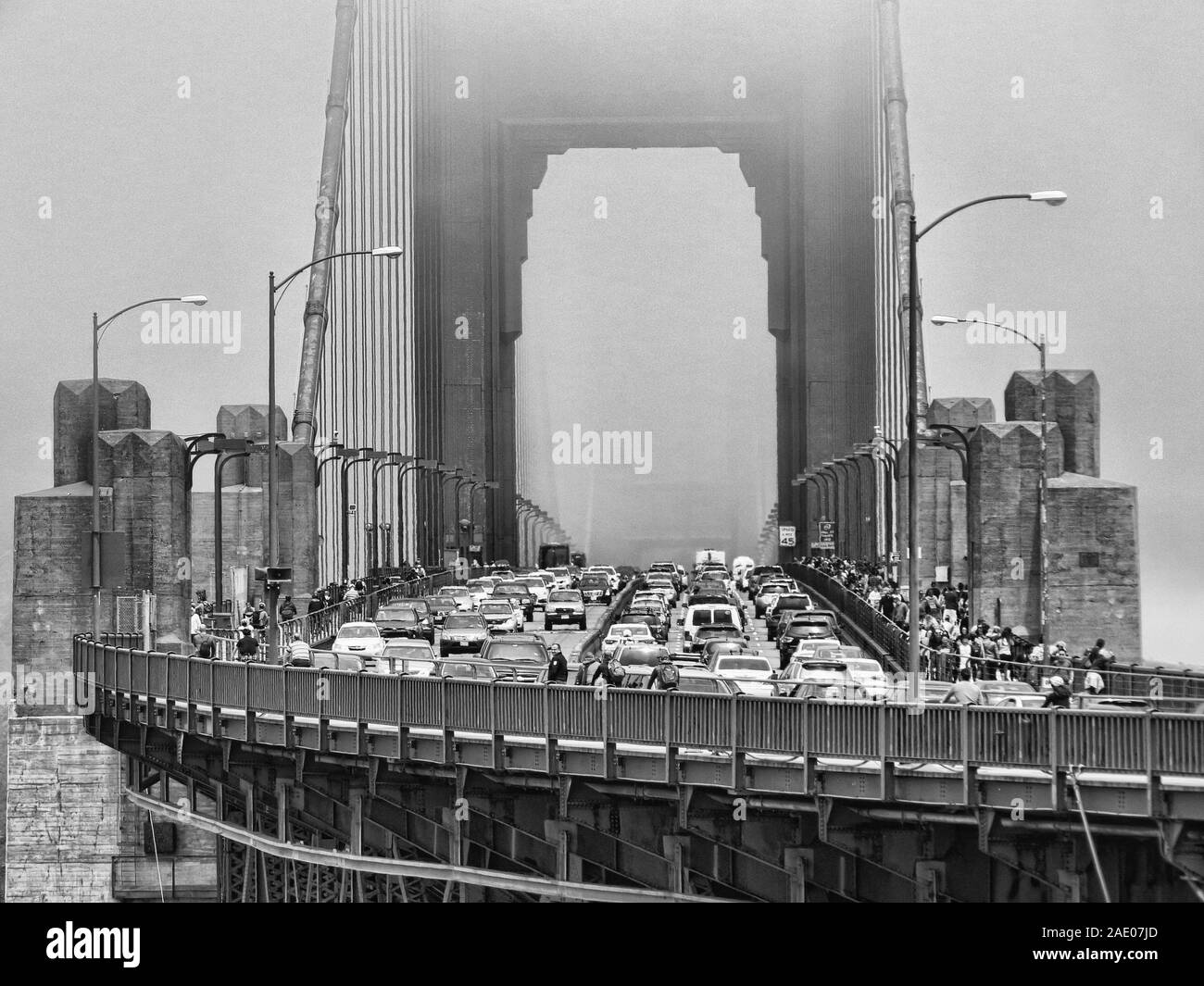 Die Golden Gate Bridge Stockfoto