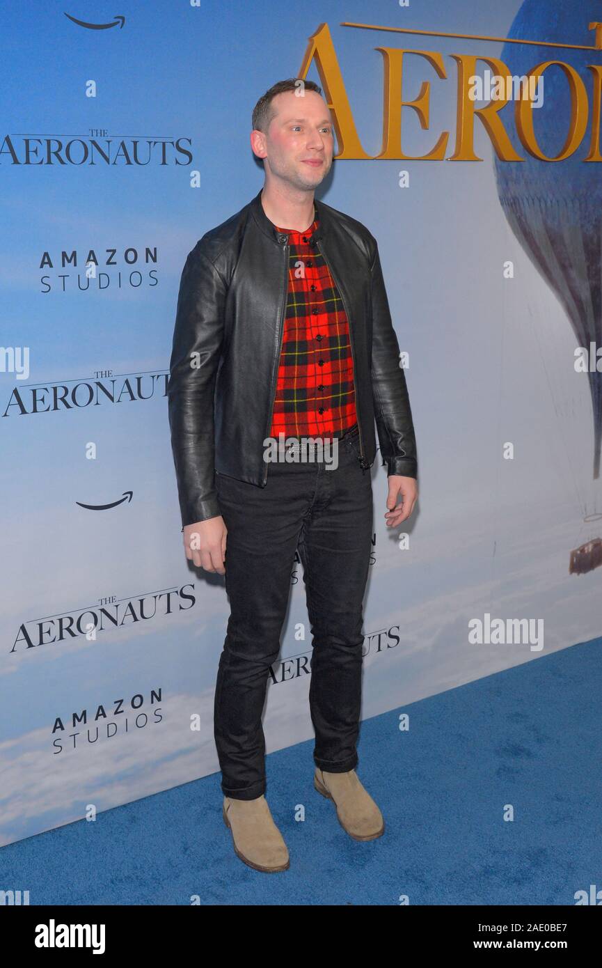 NEW YORK, NY - Dezember 04: Noah Levy nimmt "Die Aeronauts" New York Premiere an der SVA Theater am Dezember 04, 2019 in New York City. Stockfoto