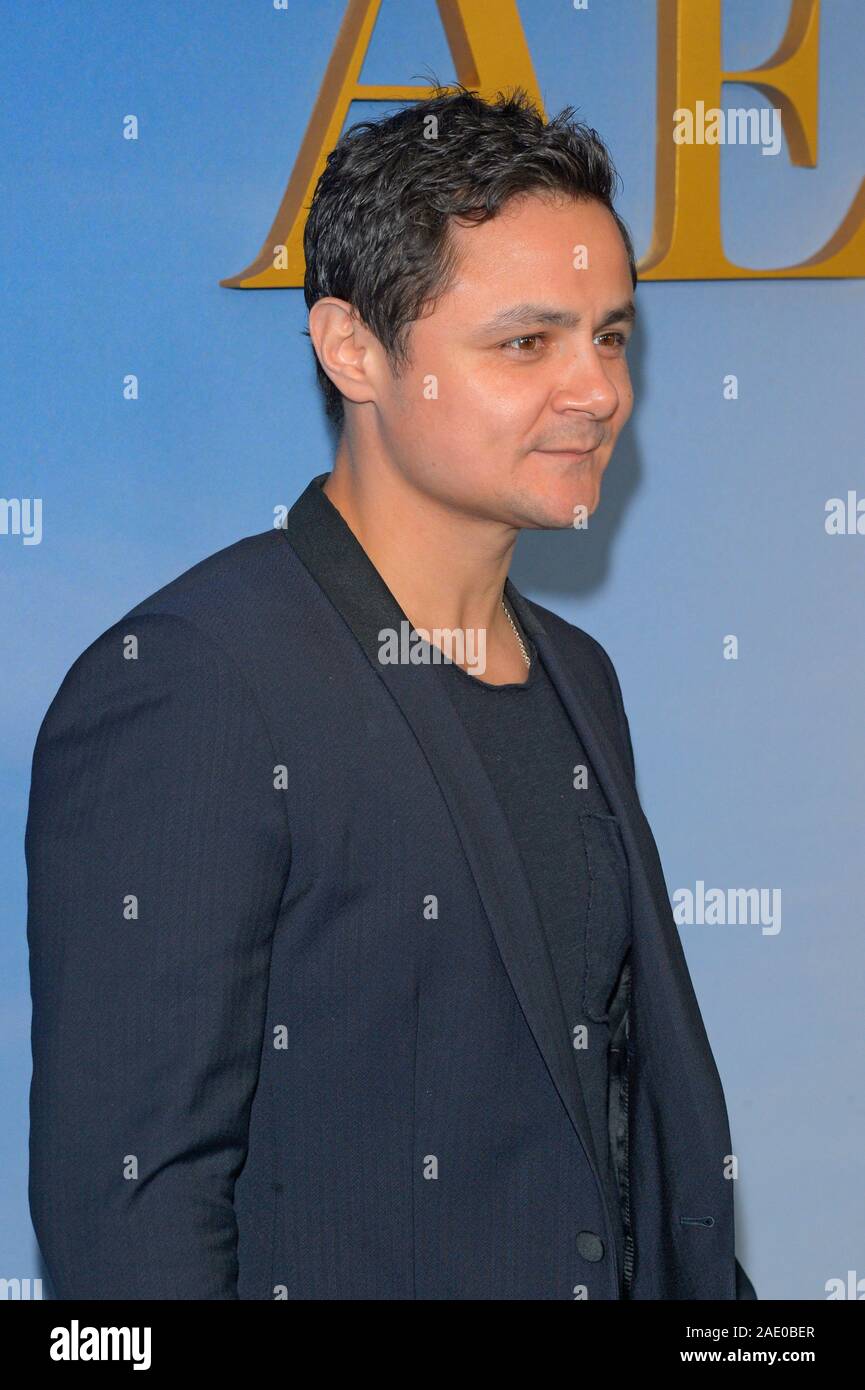 NEW YORK, NY - 04. Dezember: Arturo Castro nimmt an "Die Aeronauts" New York Premiere an der SVA Theater am Dezember 04, 2019 in New York City. Stockfoto