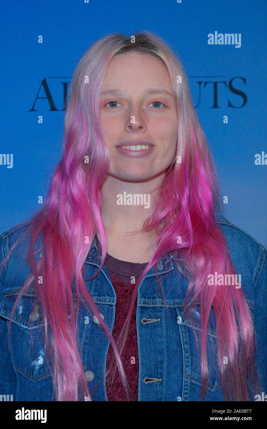 NEW YORK, NY - 04. Dezember: Mery Racauchi besucht "Aeronauts" New York Premiere an der SVA Theater am Dezember 04, 2019 in New York City. Stockfoto