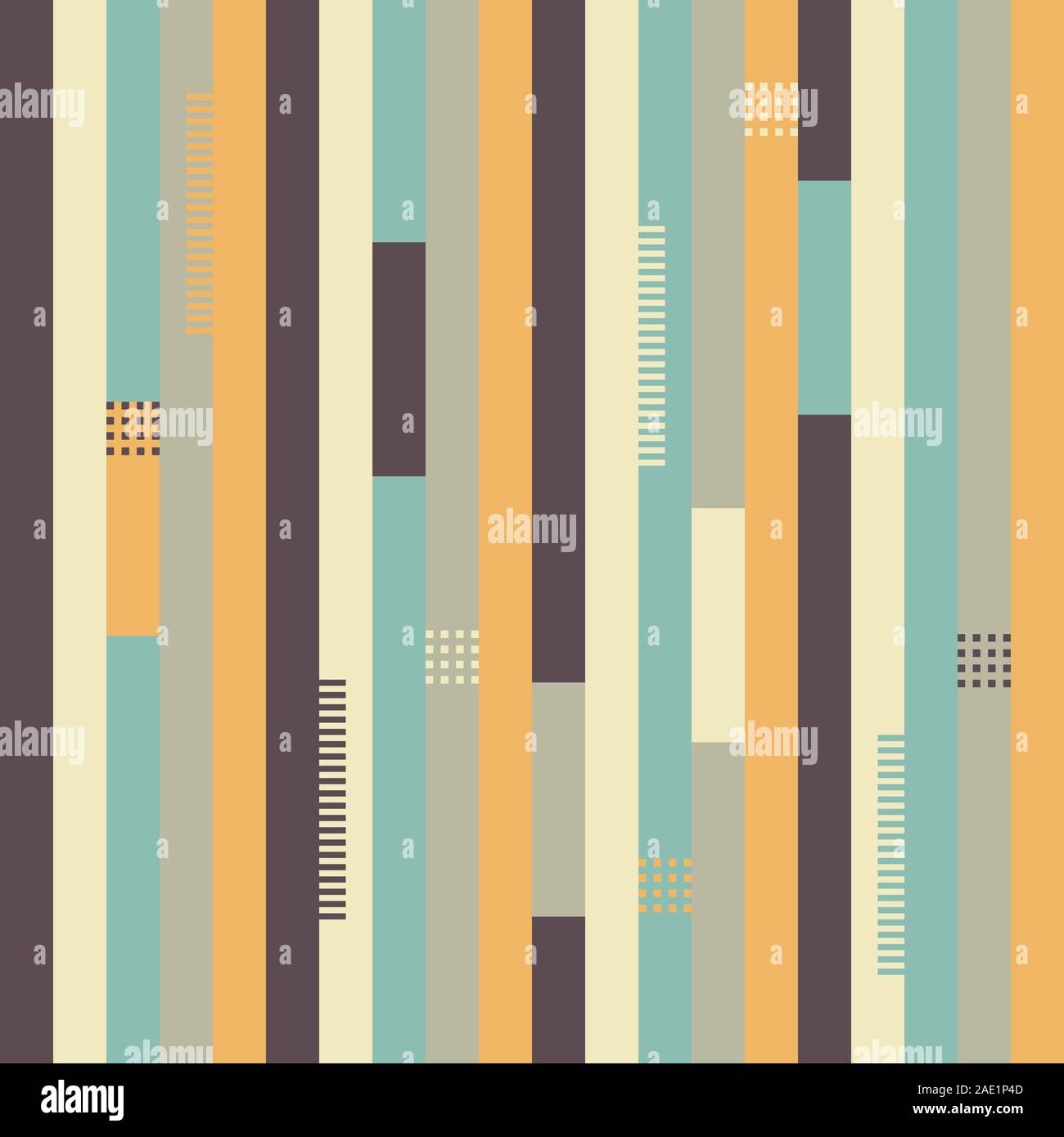 Abstrakte geometrische Square nahtlose Muster. Stock Vektor