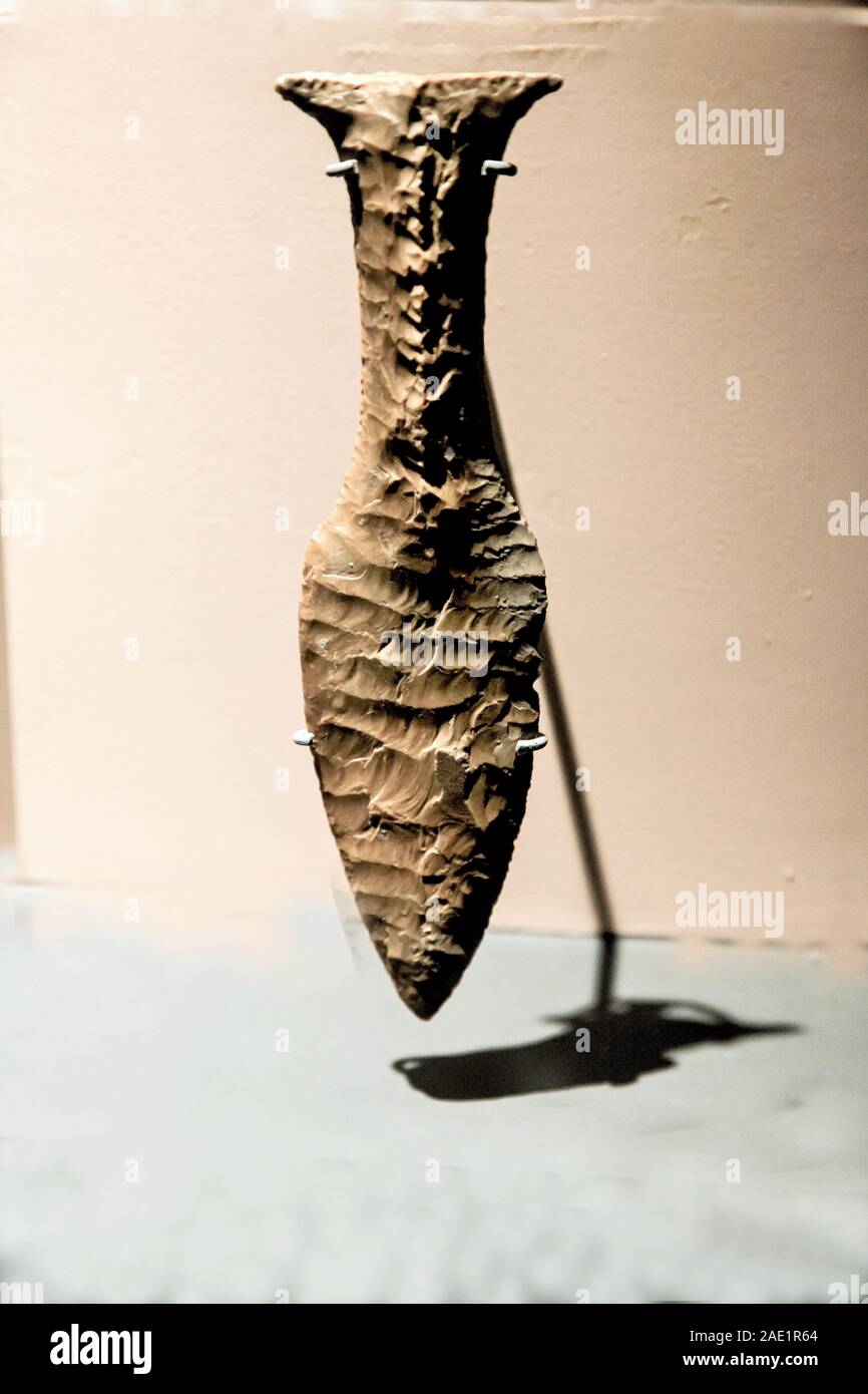 Antiken Dolch aus Dänemark, "CSMVS Museum, Mumbai, Maharashtra, Indien, Asien Stockfoto