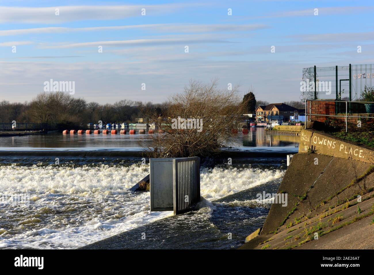 Beeston wehr Trent Nottingham England Großbritannien Stockfoto