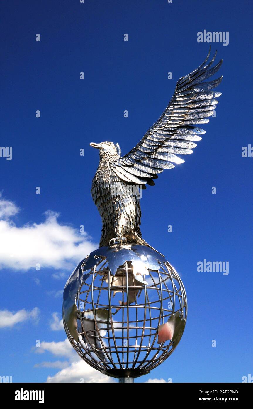 Der Royal Air Forces Vereinigung Memorial, die National Memorial Arboretum, Alrewas, Staffordshire, Großbritannien. Stockfoto