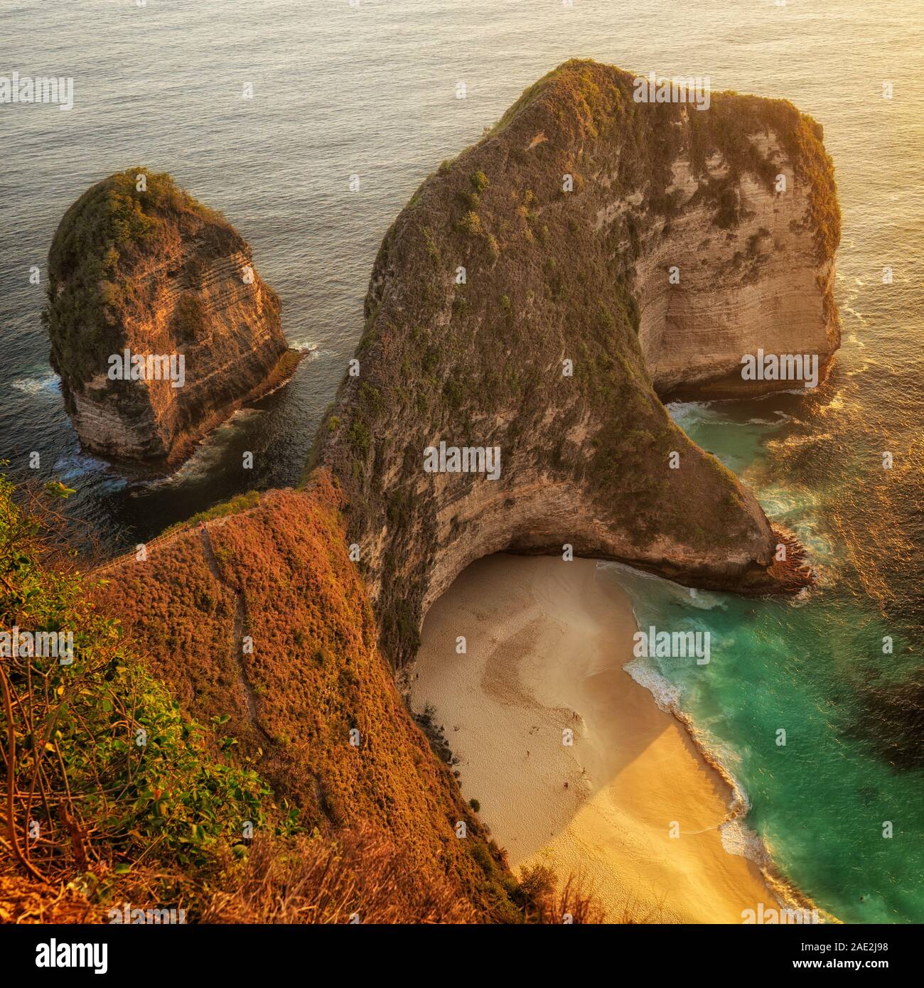 Manta Bucht auf der Insel Nusa Penida, Bali, Indonesien Stockfoto