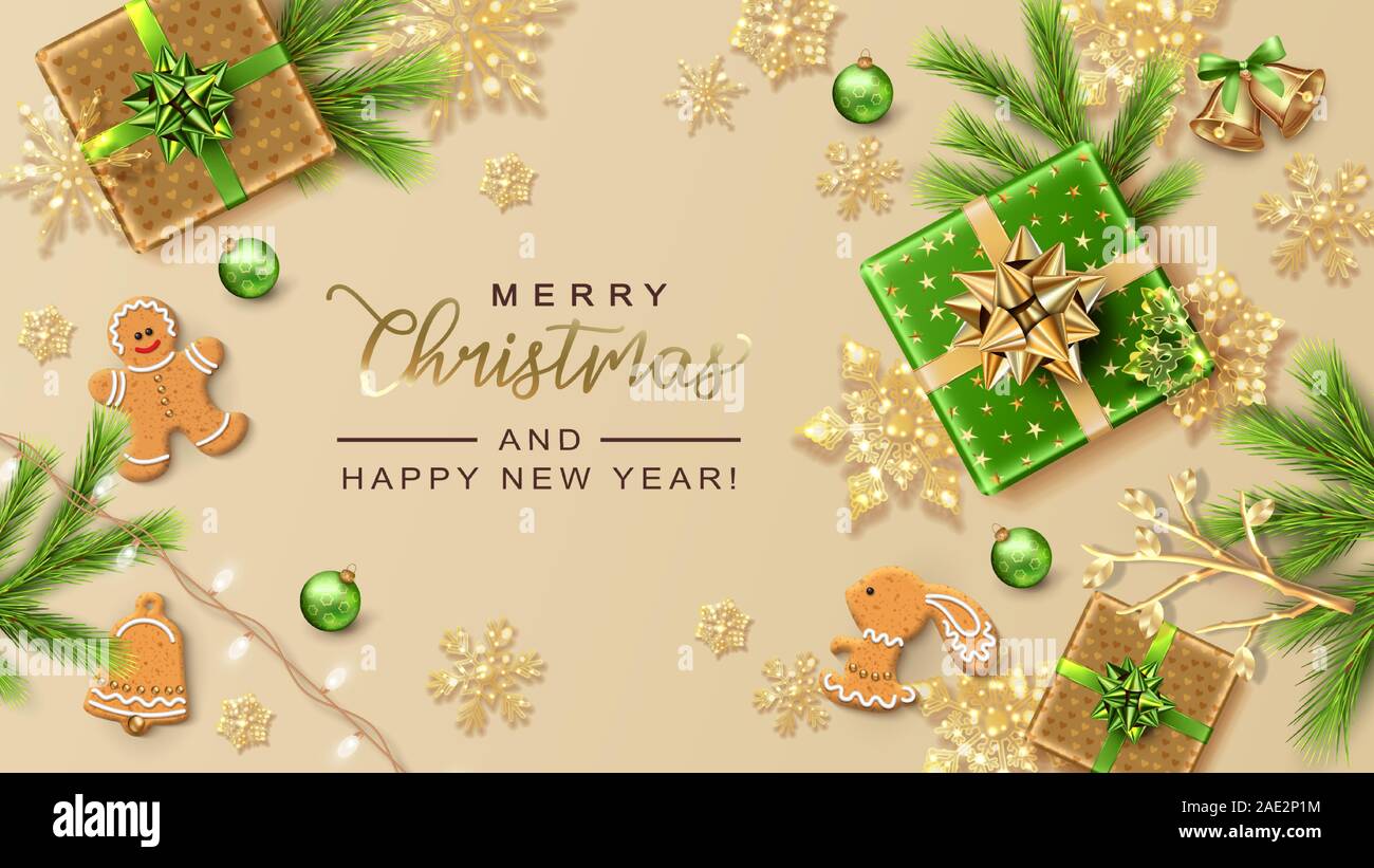 Frohe Weihnachten Hintergrund Stock Vektor