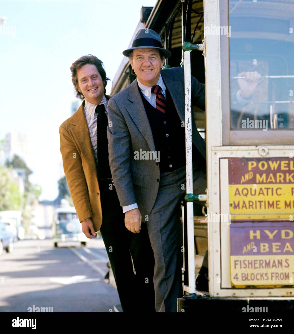 KARL MALDEN und Michael Douglas in die Straßen von SAN FRANCISCO (1972