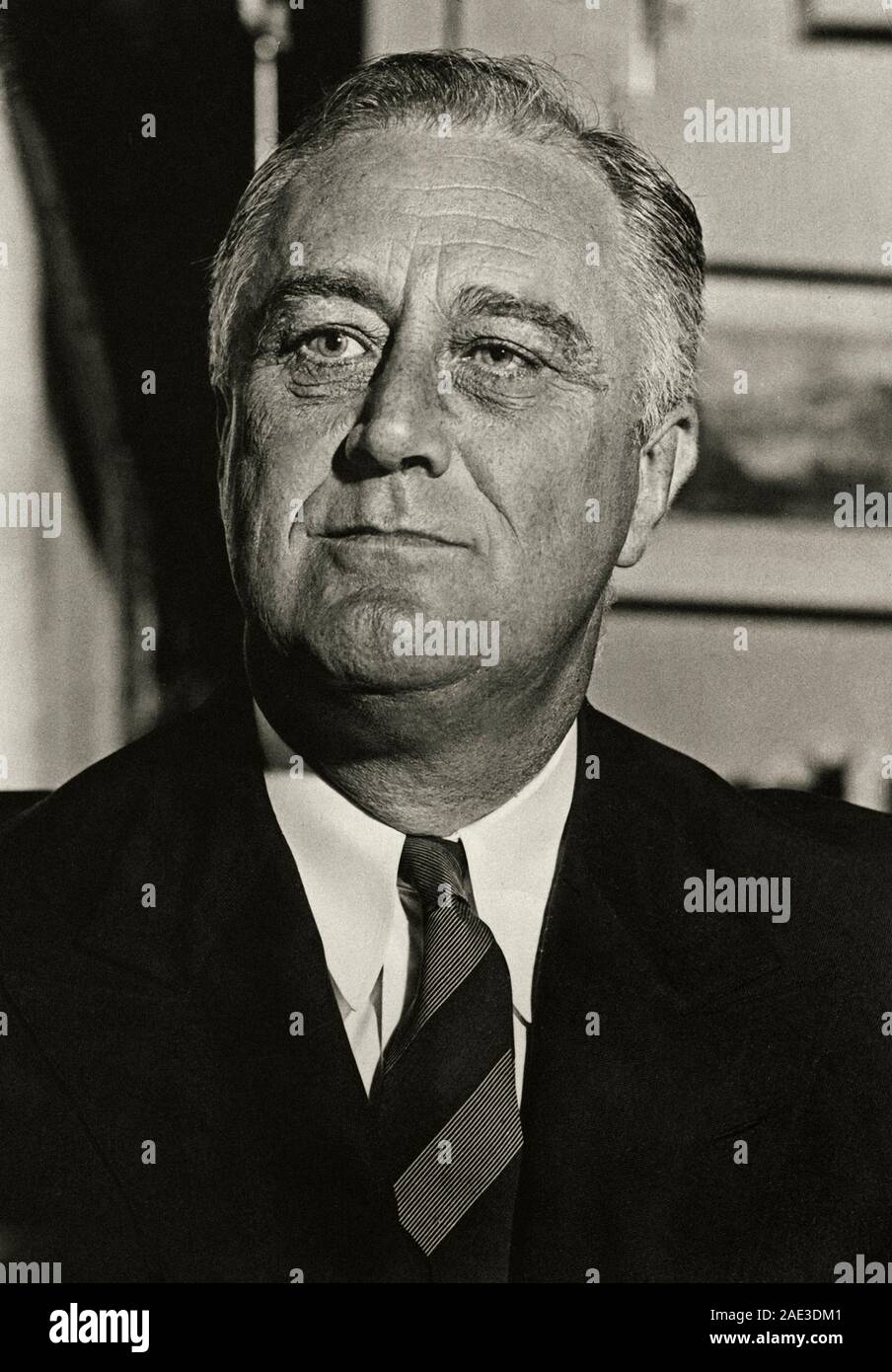 Portrait von Franklin Delano Roosevelt (1882 - 1945) war ein US-amerikanischer Staatsmann und politische Führer, die als 32. Präsident der USA. Stockfoto