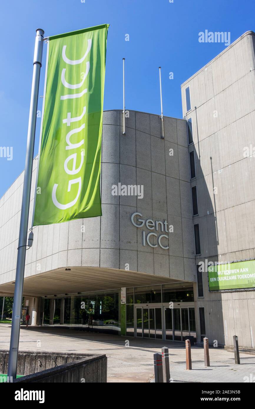 Das ICC International Convention Centre in der Stadt Gent/Gent, Flandern, Belgien Stockfoto