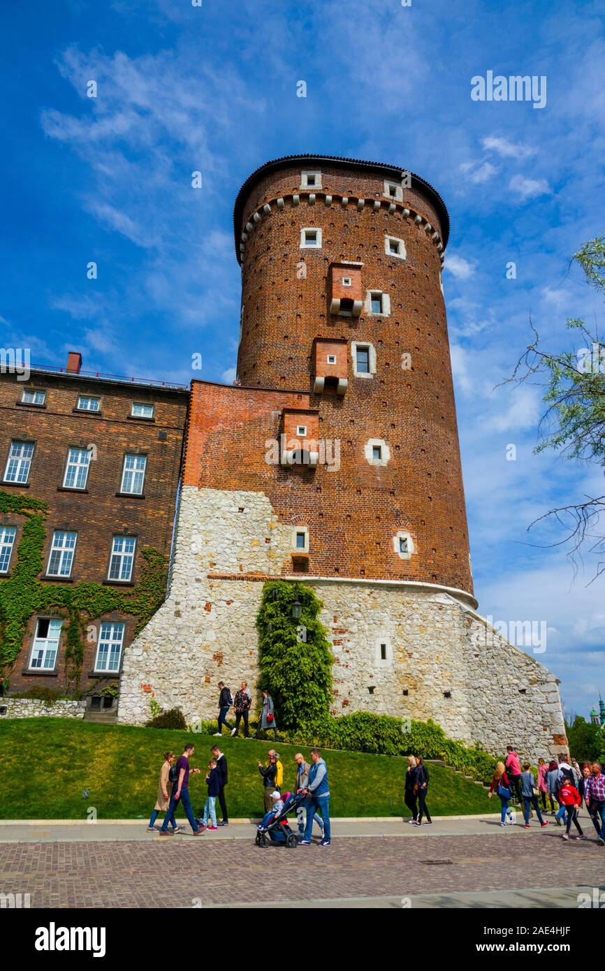 Schloss Wawel in Krakau Polen König Casimir EU Europa UNESCO Stockfoto