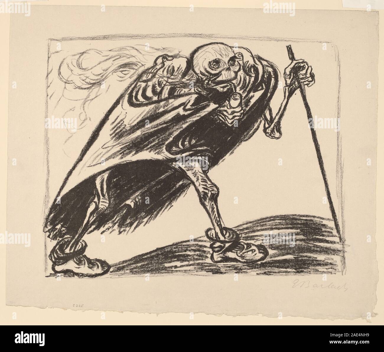 Wandernde Tod; 1923 Datum Ernst Barlach, wandernde Tod, 1923 Stockfoto