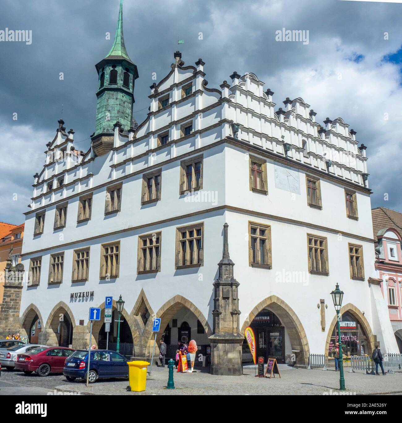 Regionales Museum der Region Litomerice Ústí nad Labem Tschechien. Stockfoto