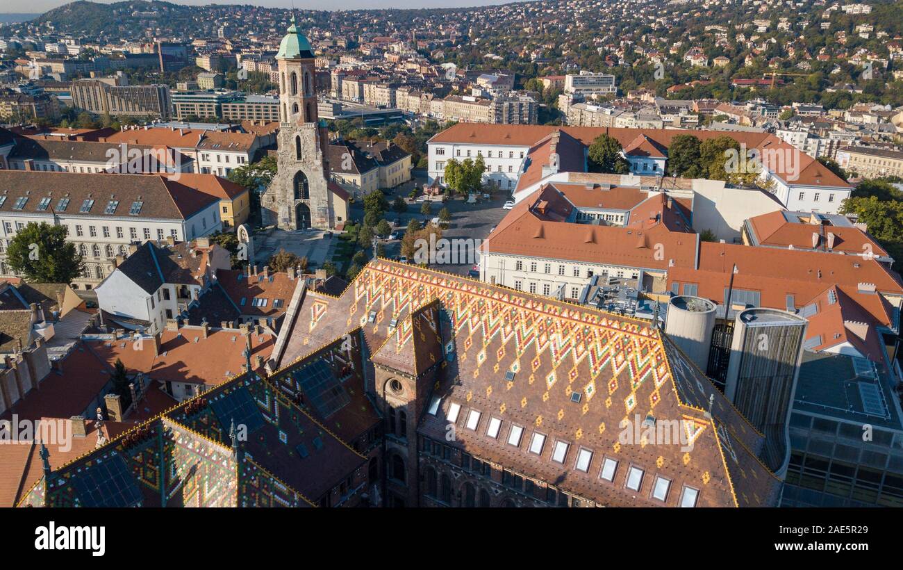 Kirche der Heiligen Maria Magdalena Mária Magdolna Torony, Budapest, Ungarn Stockfoto