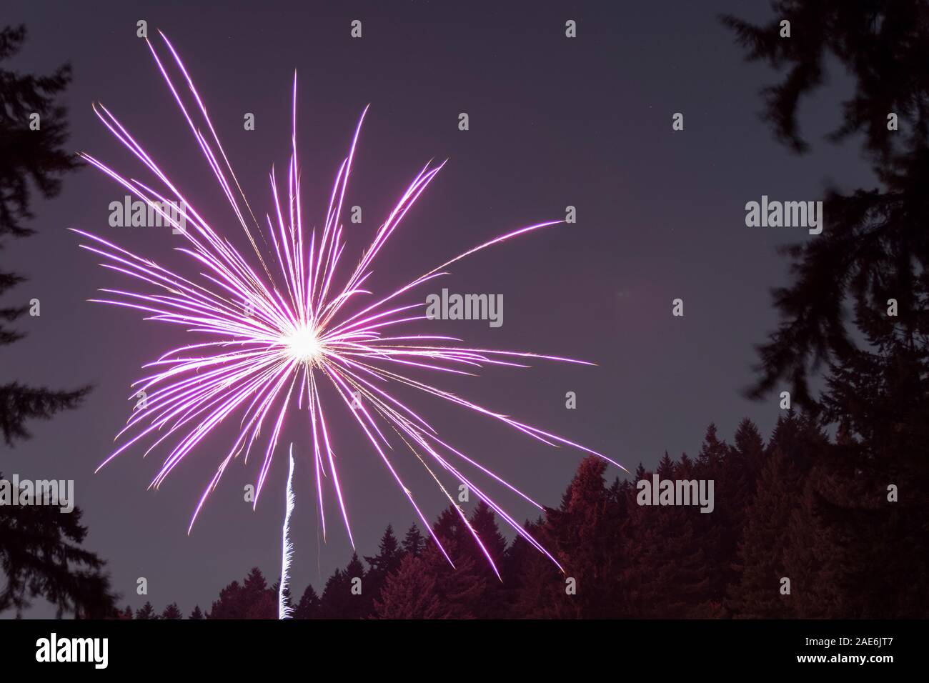 Feuerwerk. Das neue Jahr, den 4. Juli feiert Tag der Unabhängigkeit. Stockfoto