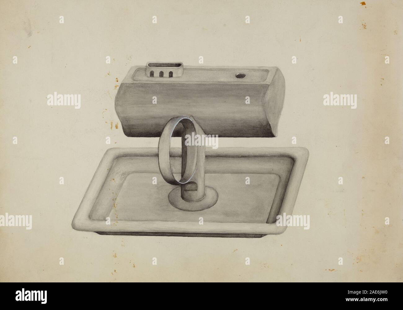 Lampe; 1935/1942 Amerikanische Jahrhundert, Lampe, 1935-1942 Stockfoto