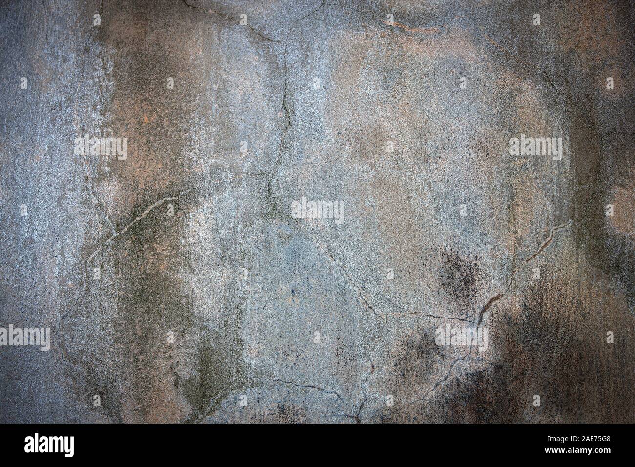 Die Textur der alte Beton Wand für Hintergrund Stockfoto