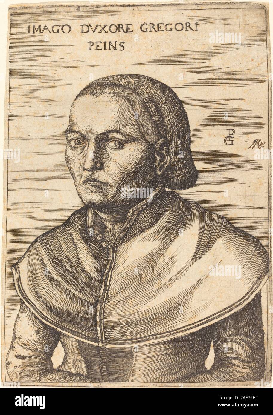 Frau von Georg Pencz nach Georg Pencz, Ehefrau von Georg Pencz Stockfoto