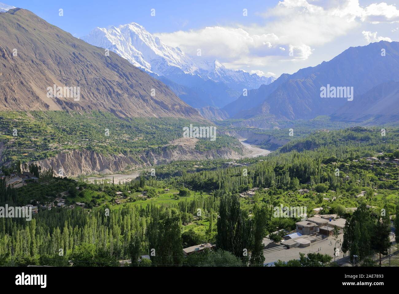 Hunza Tal, Gilgit Baltistan, Pakistan. Stockfoto