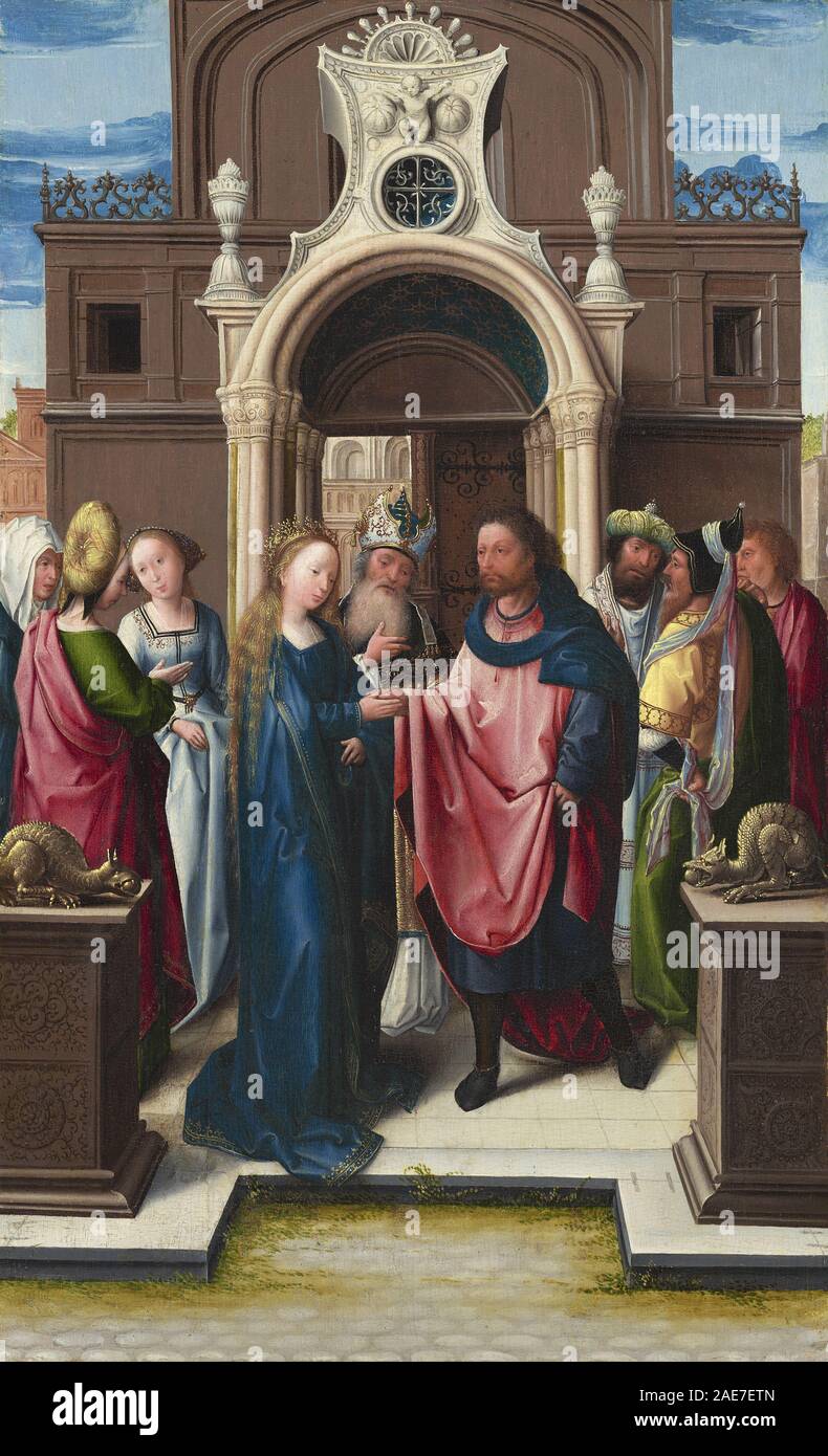 Die Ehe der Jungfrau; c. 1513 Bernard van Orley, die Ehe der Jungfrau, c1513 Stockfoto