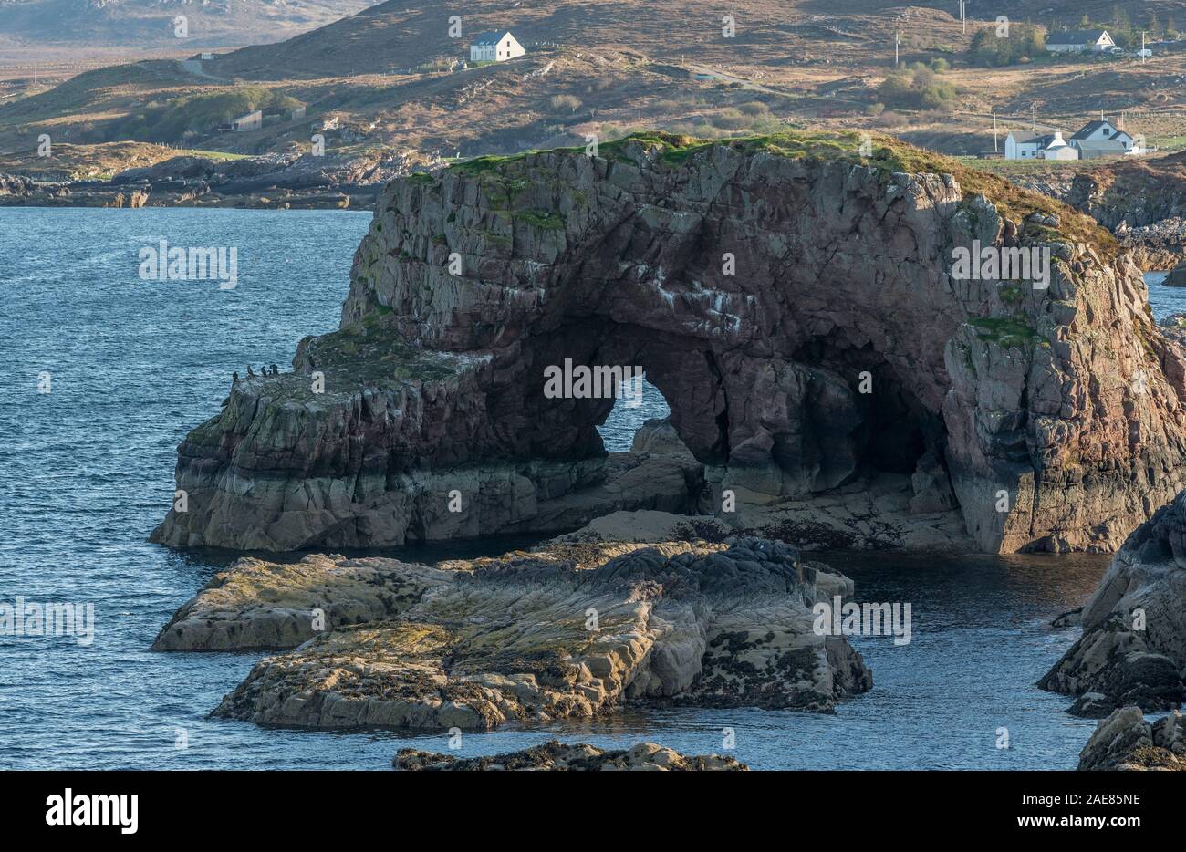 'S Cove rocky shore Line Stockfoto