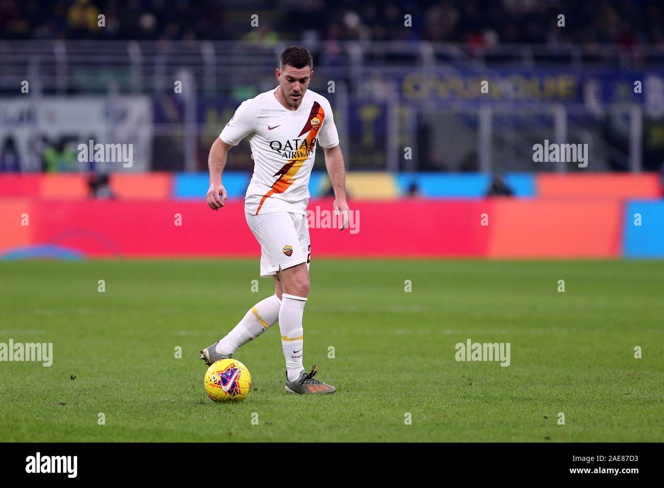 Mailand, Italien. 6. Dezember 2019. Italienische Serie A FC Internazionale vs As Roma. Jordan Veretout der AS Roma. Stockfoto