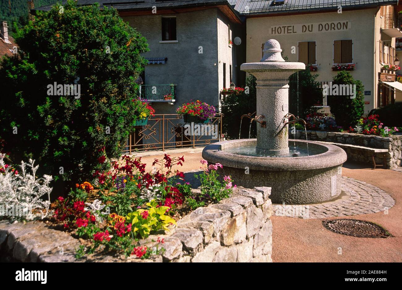 Beaufort sur Doron Bergdorf Beaufortain Savoie Frankreich Stockfoto