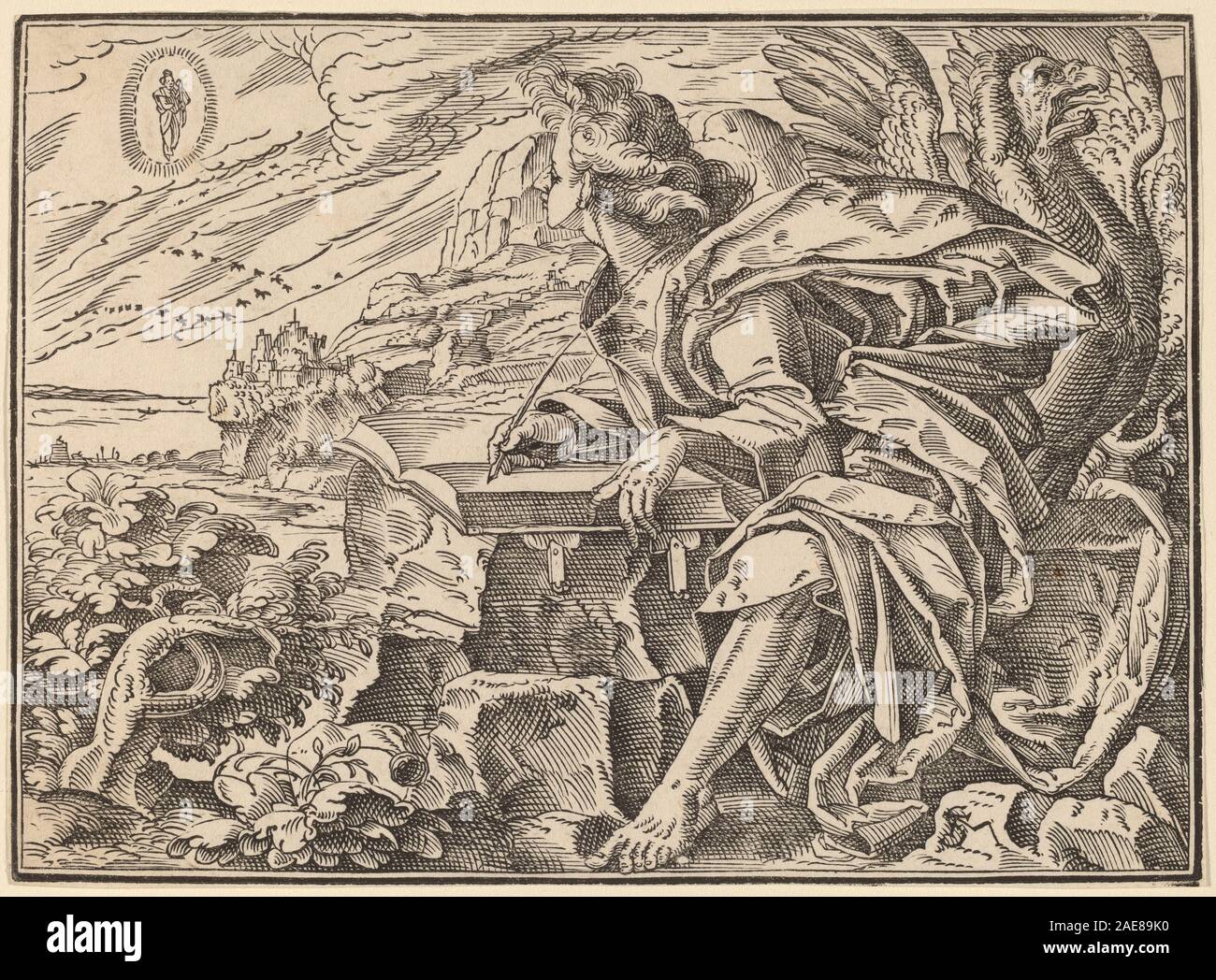 Die vier Reiter der Apokalypse; veröffentlichte 1630 Christoph Murer, die vier Reiter der Apokalypse, veröffentlicht 1630 Stockfoto