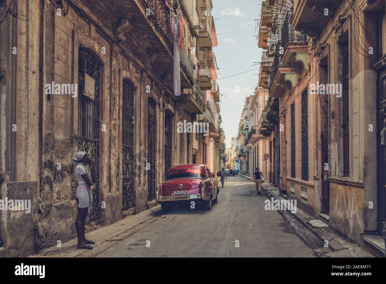 Die Altstadt von Havanna, Kuba, Nordamerika Stockfoto