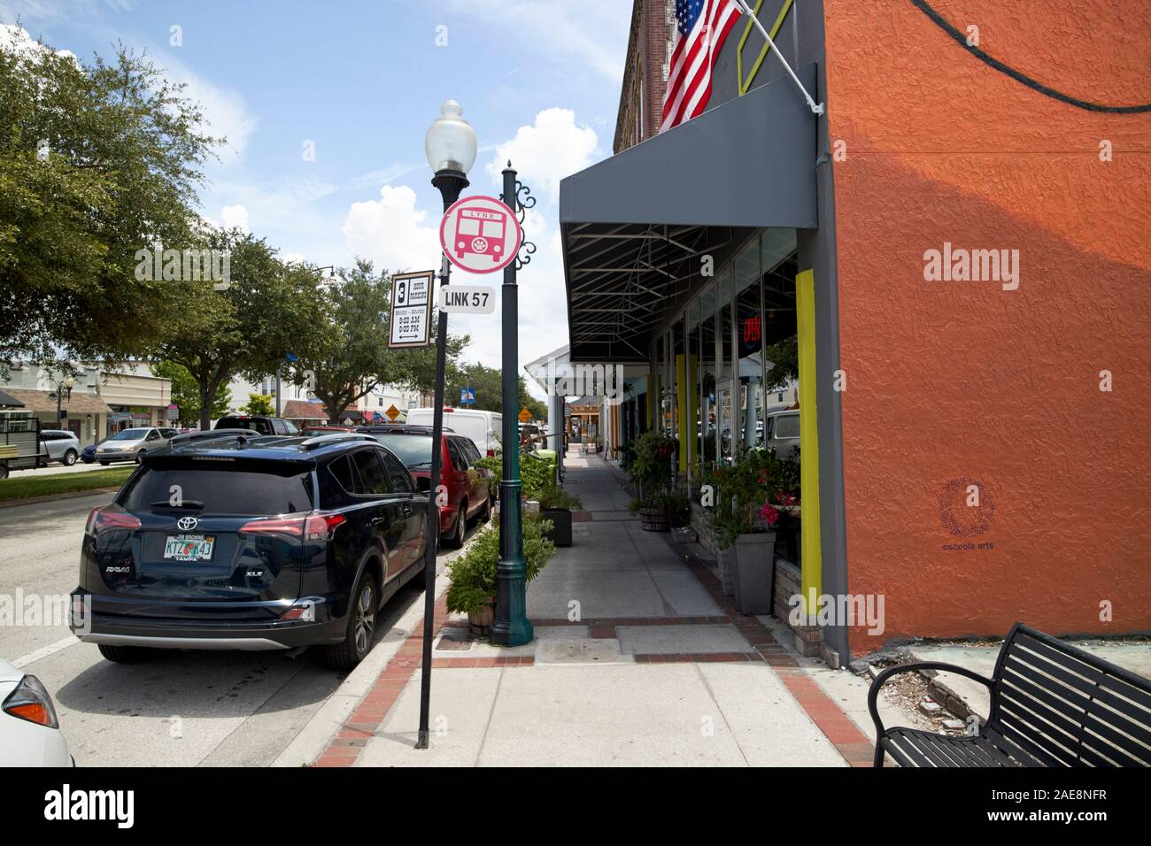 Broadway Stadt Kissimmee florida usa Stockfoto