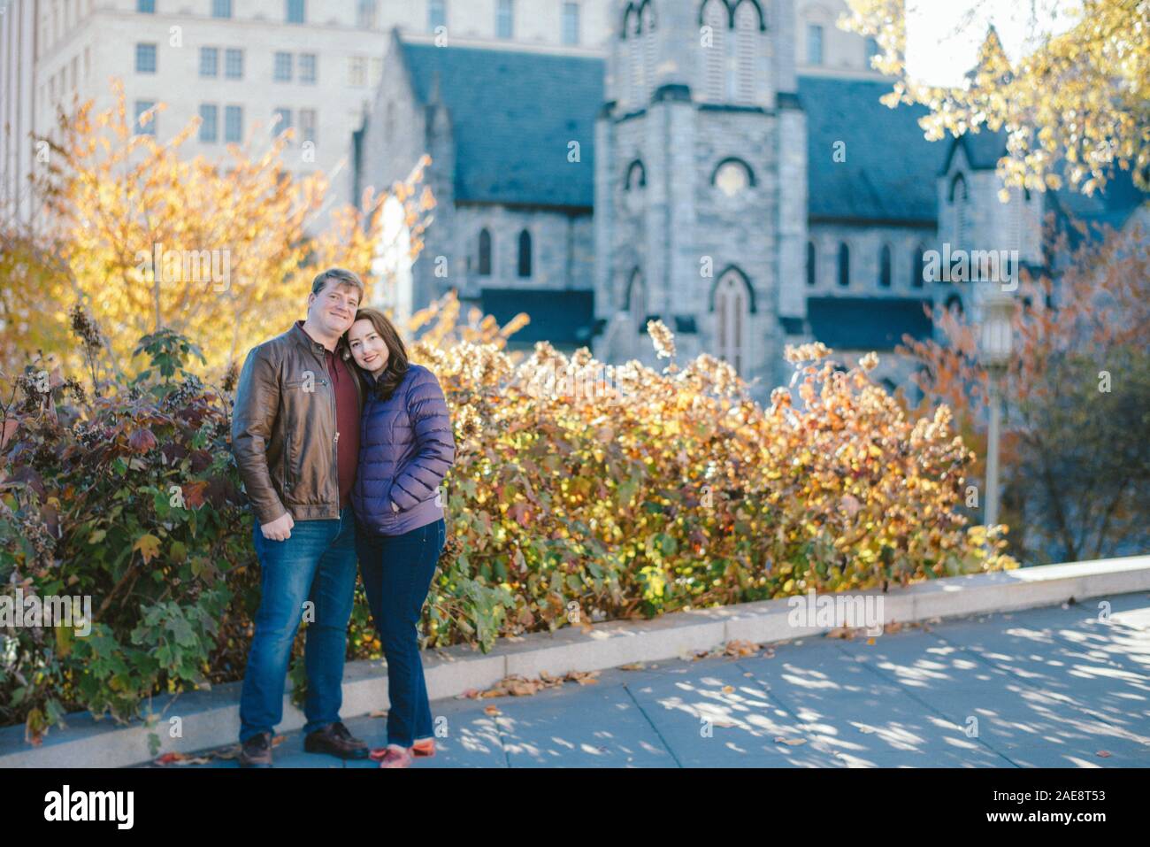 Paar in Harrisburg PA Stockfoto