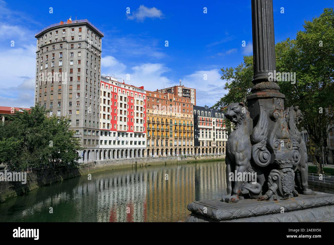 La Merced Brücke, Bilbao, Provinz Biscaya, Spanien Stockfoto