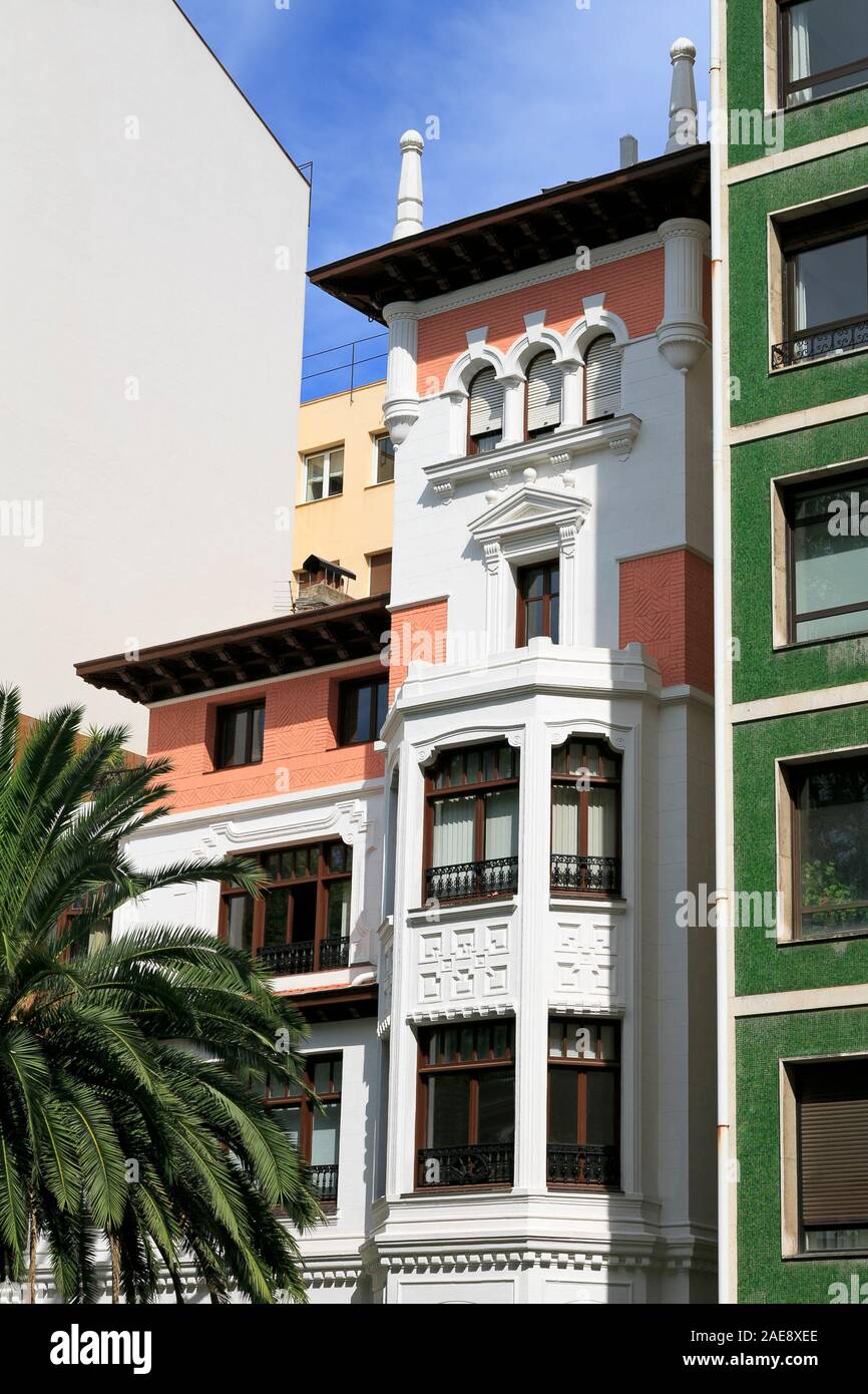 Paseo Campo Volantin, Bilbao, Provinz Biscaya, Spanien Stockfoto