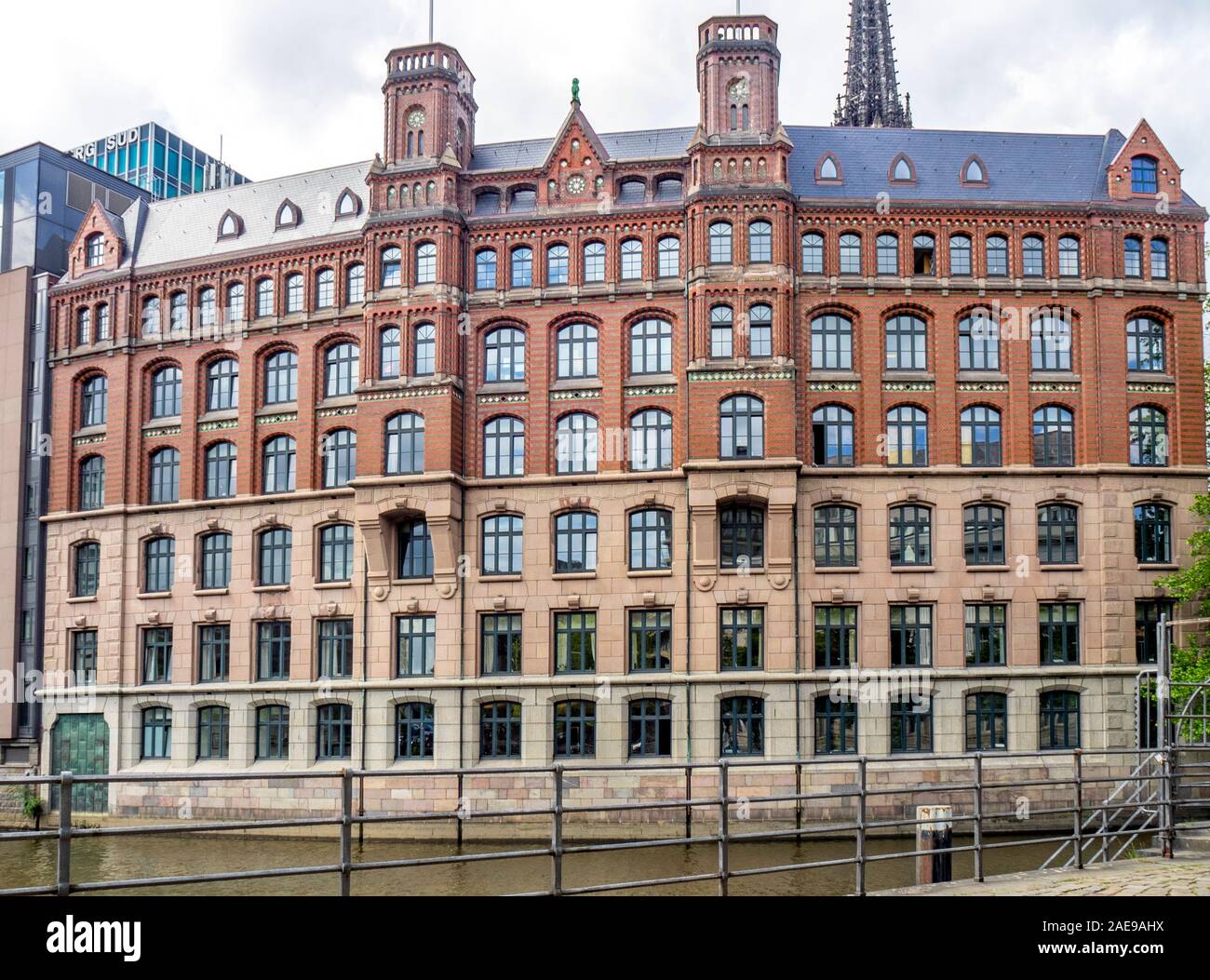 Ziegelbau Laeiszhof in der Zentrale im Hannoverschen Architekturstil der F Laeisz-Schiffahrtsgesellschaft in Alstadt Hamburg Deutschland Stockfoto