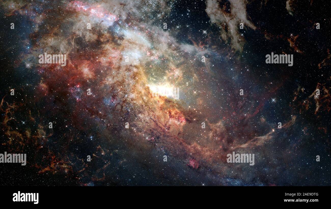 Galaxy im Raum, die Schönheit des Universums, schwarzes Loch. Elemente von der NASA eingerichtet. Stockfoto