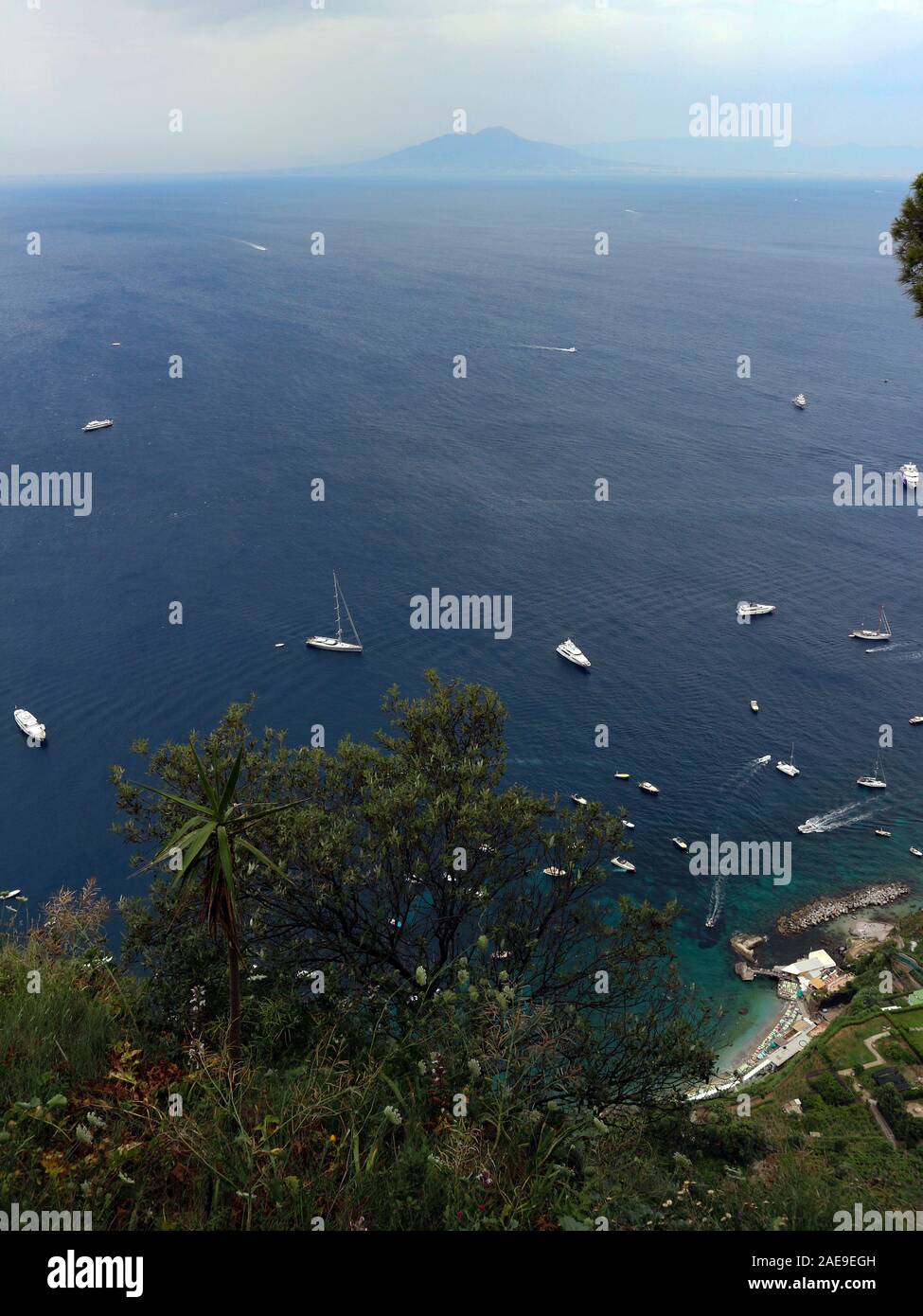 Vesuv Vulkan, Italien Stockfoto