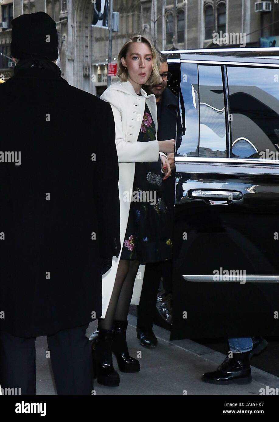 New York, NY, USA. 07 Dez, 2019. Saorise Ronan auf die Frist der Kämpfer an der DGA-Theater in New York. 07. Dezember 2019. Credit: Rw/Medien Punch/Alamy leben Nachrichten Stockfoto