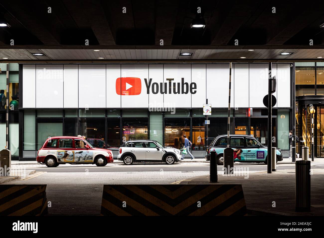 Die You Tube Hauptsitz in London Kings Cross Stockfoto