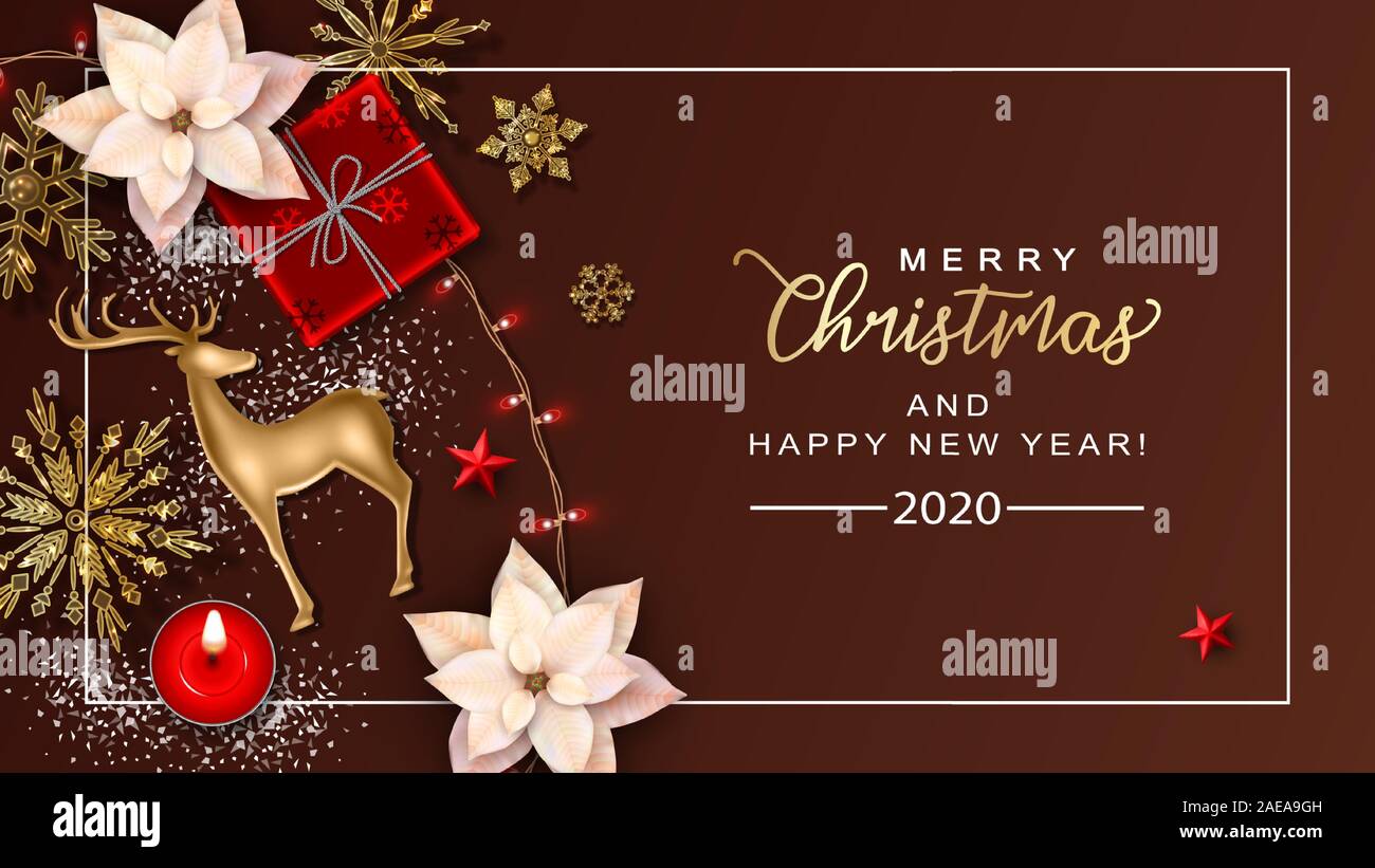 Frohe Weihnachten Hintergrund Stock Vektor