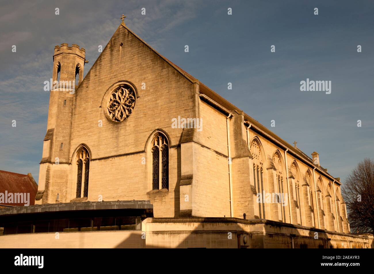 Francis schließen Halle Kapelle, Universität Gloucestershire, Cheltenham, Gloucestershire, England, Großbritannien Stockfoto