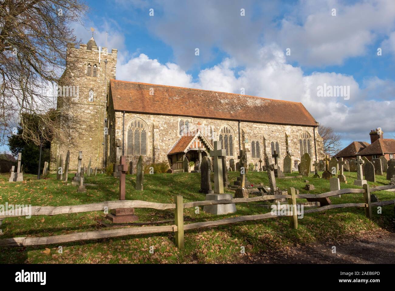 St. George's Kirche, Brede, East Sussex, Großbritannien Stockfoto