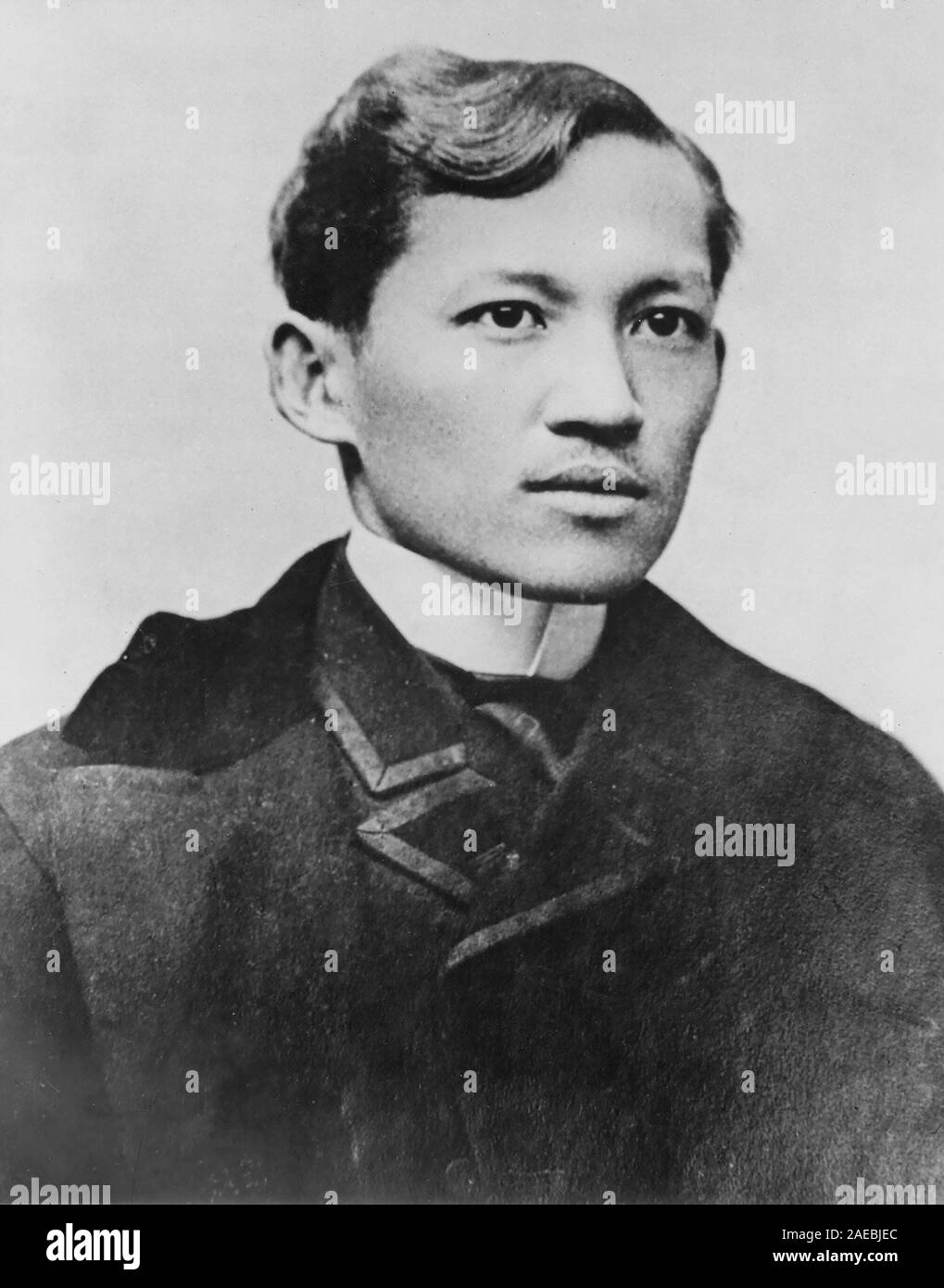 Portrait von Jose Rizal (1861-1896) Philippinische Revolutionärin und Universalgelehrten, c 1885 Private Sammlung Stockfoto