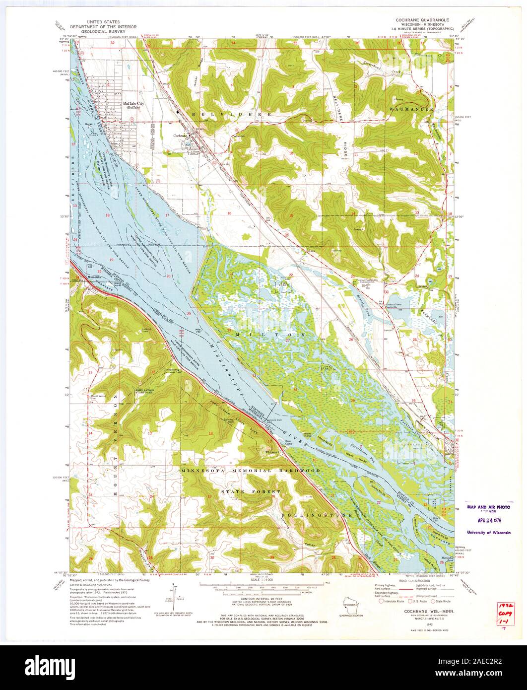 WI Cochrane 500283 1972 24000 Wiederherstellung Stockfoto
