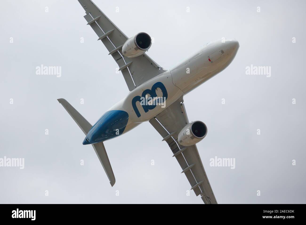 Der neue Airbus A330 Neo wurde der Öffentlichkeit auf der Farnborough International Airshow 2018 vorgestellt Stockfoto