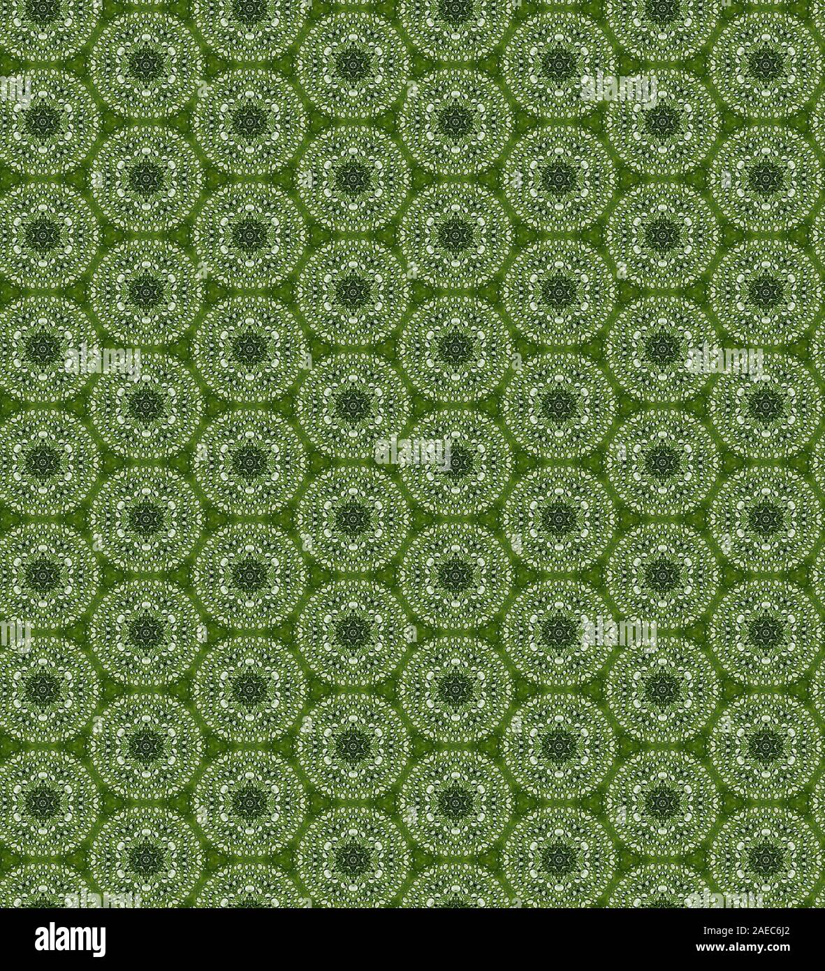 Seamles, sich wiederholendes Muster - Computer Graphic Illustration Stockfoto