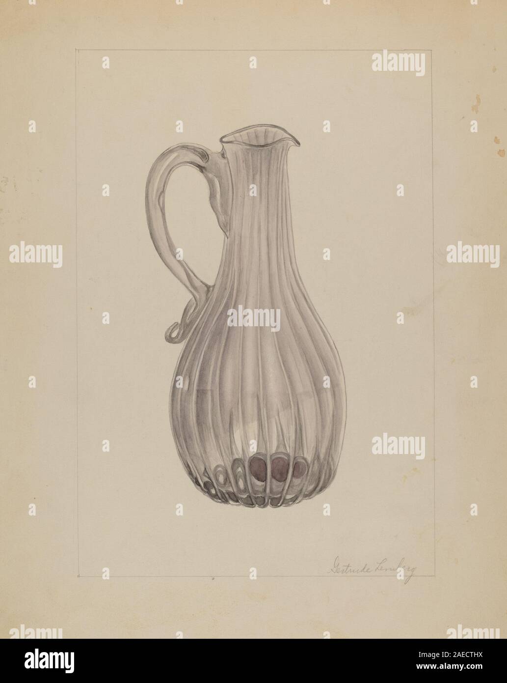 Gertrude Lemberg, Cruet, c 1936 Cruet; c. 1936 Stockfoto