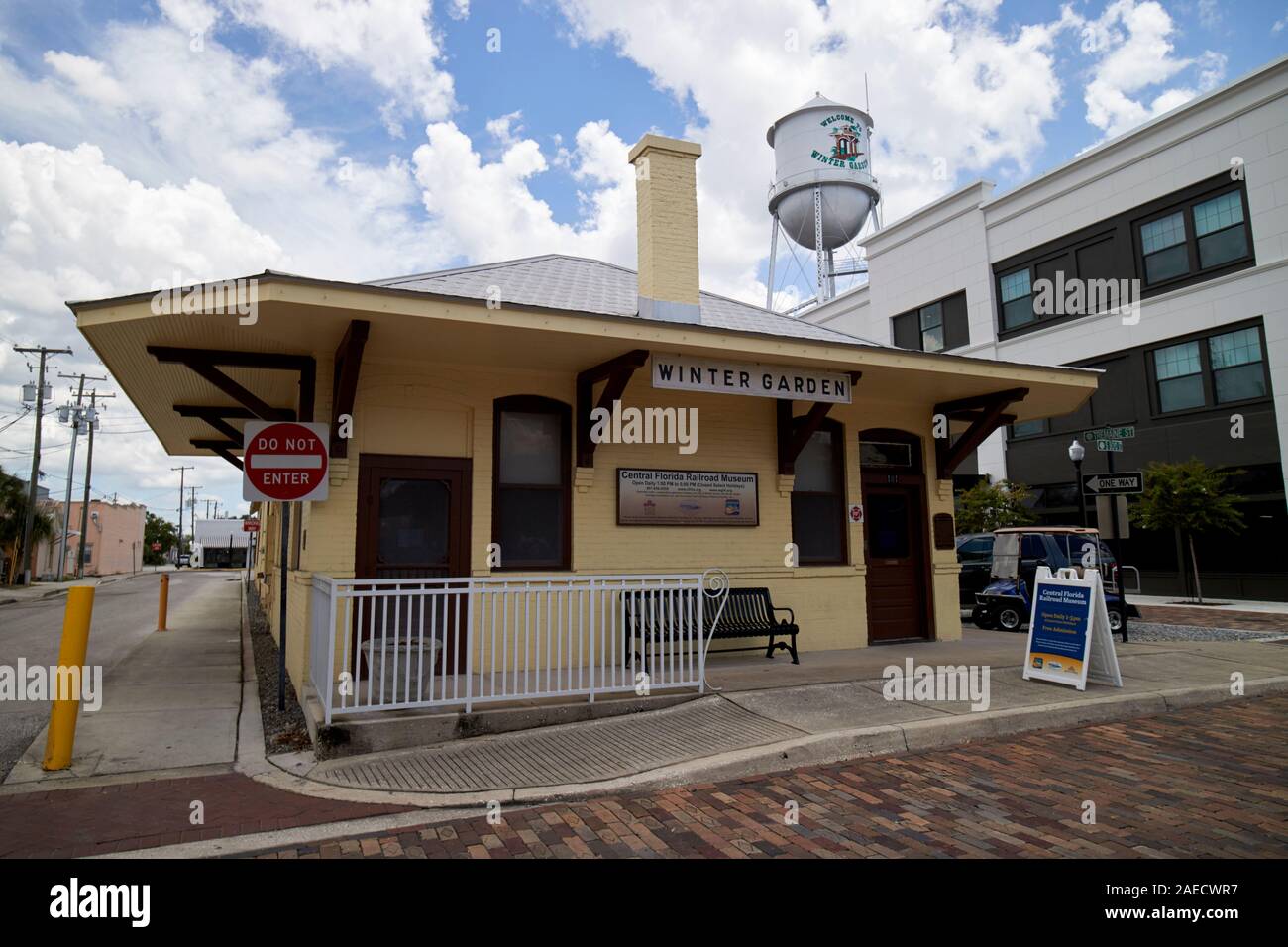 Central Florida Railway Museum Wintergarten florida usa Stockfoto