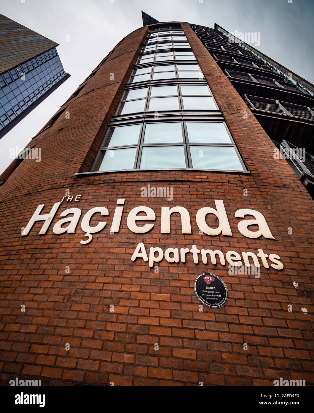 Hacienda Appartements errichtet auf dem Gelände der ehemaligen Hacienda Nachtclub, Manchester, UK. Stockfoto