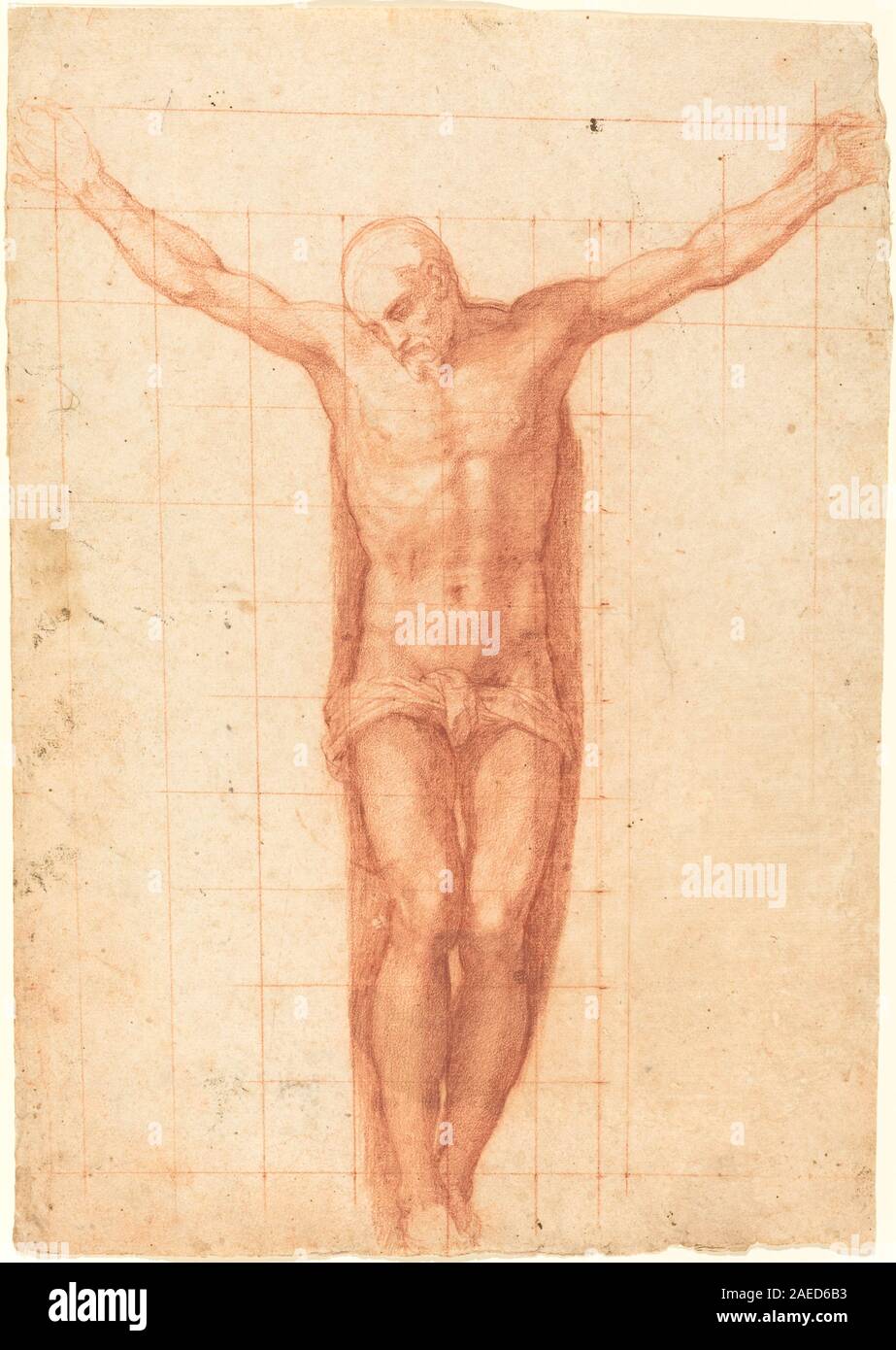 Girolamo Muziano, Christus am Kreuz Christus am Kreuz Stockfoto