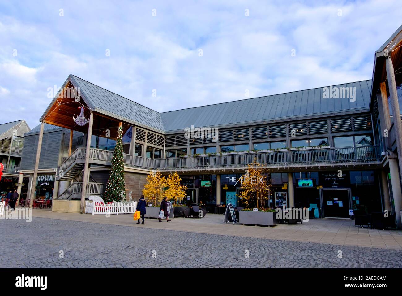 Das Apex in Bury St Edmunds in den Arc-Einkaufszentrum auf dem Gelände des alten Viehmarkt in Bury St. Edmunds, Suffolk. Stockfoto