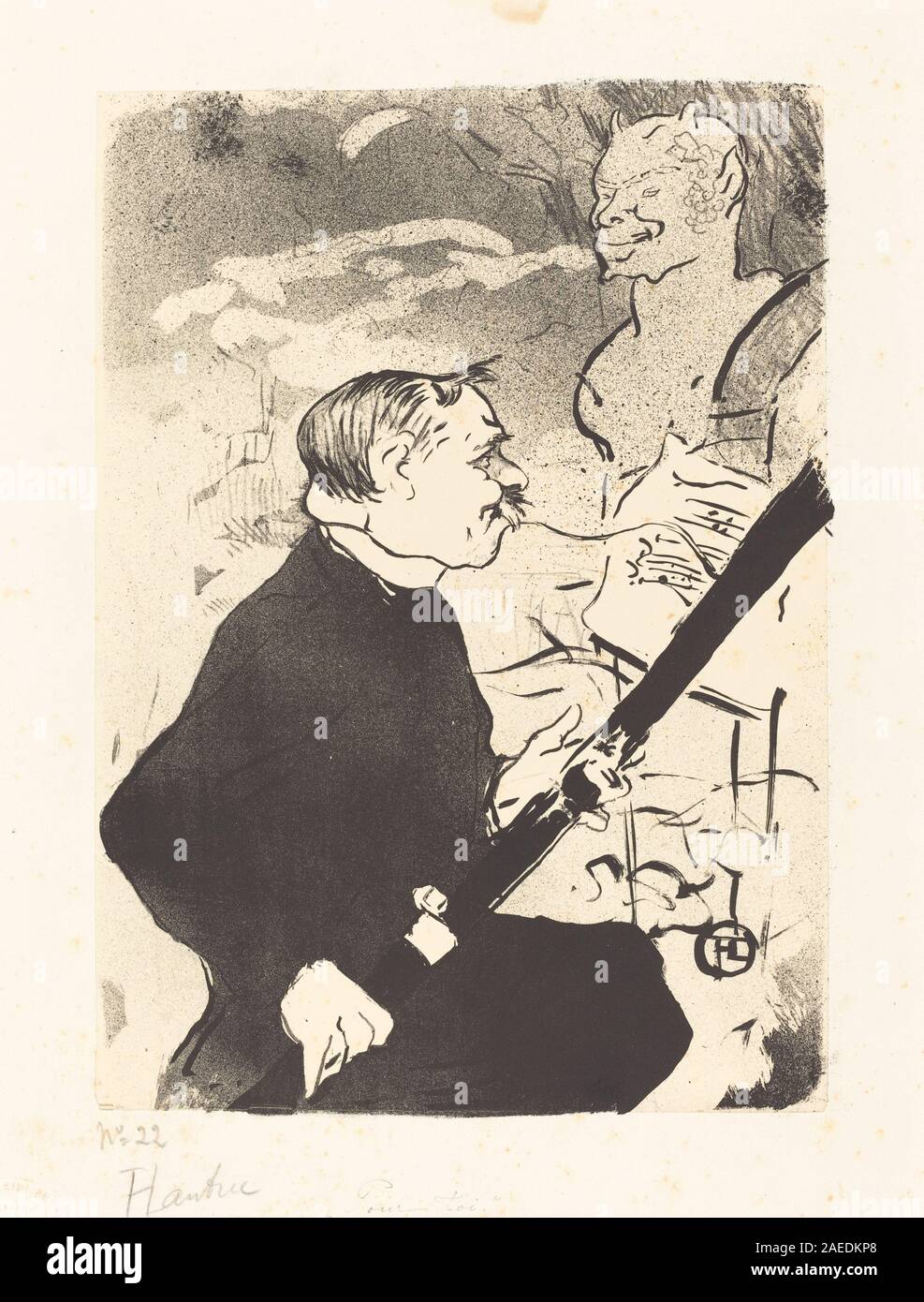Henri de Toulouse-Lautrec, für Sie (pour toi!), 1893 für Sie (pour toi!...); 1893 Datum Stockfoto